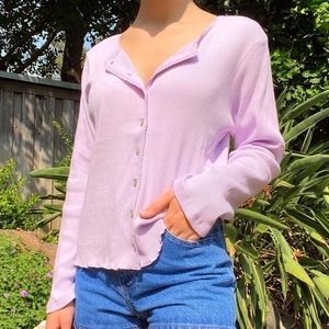 Vintage Liz Claiborne Purple Sweater